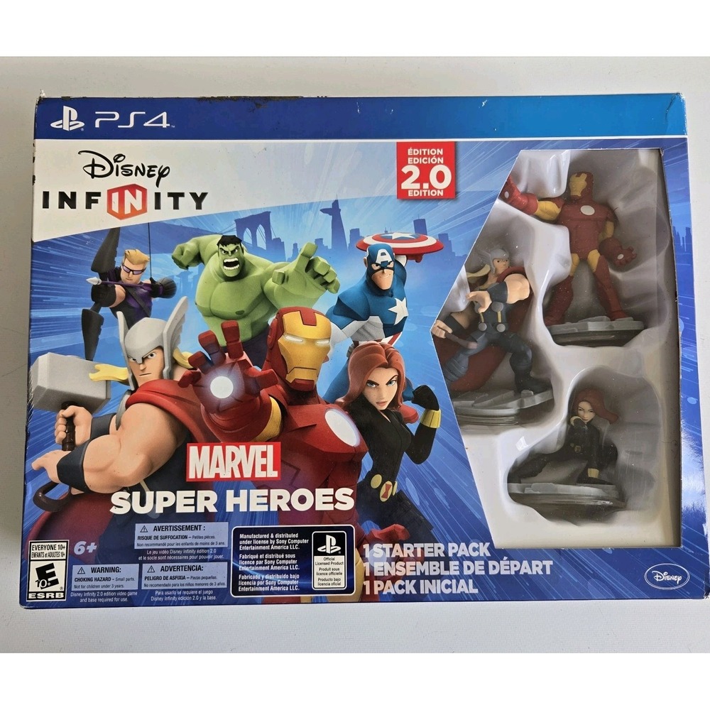 NEW Disney Infinity 2.0 Marvel Super Heroes Starter Pack PS4 PlayStation 4